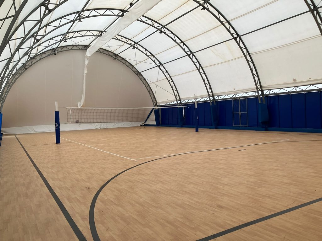 Tensostruttura e palestra polivalente coperta dell'ASD Majorana Cascino a Piazza Armerina per attività sportiva